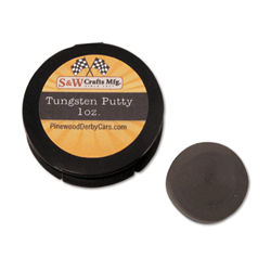Tungsten Putty Pinewood Derby Weight