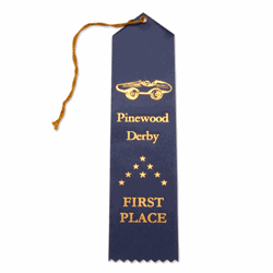First Place Pinewood Derby® Ribbon