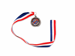 Pinewood Derby® Neck Ribbon - Silver Medal