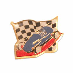Pinewood Racer Lapel Pin