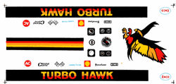Turbo Hawk Decal - PD 6